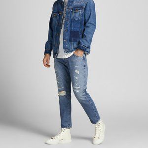 FRANK LEEN 993 CROPPED FIT JEANS